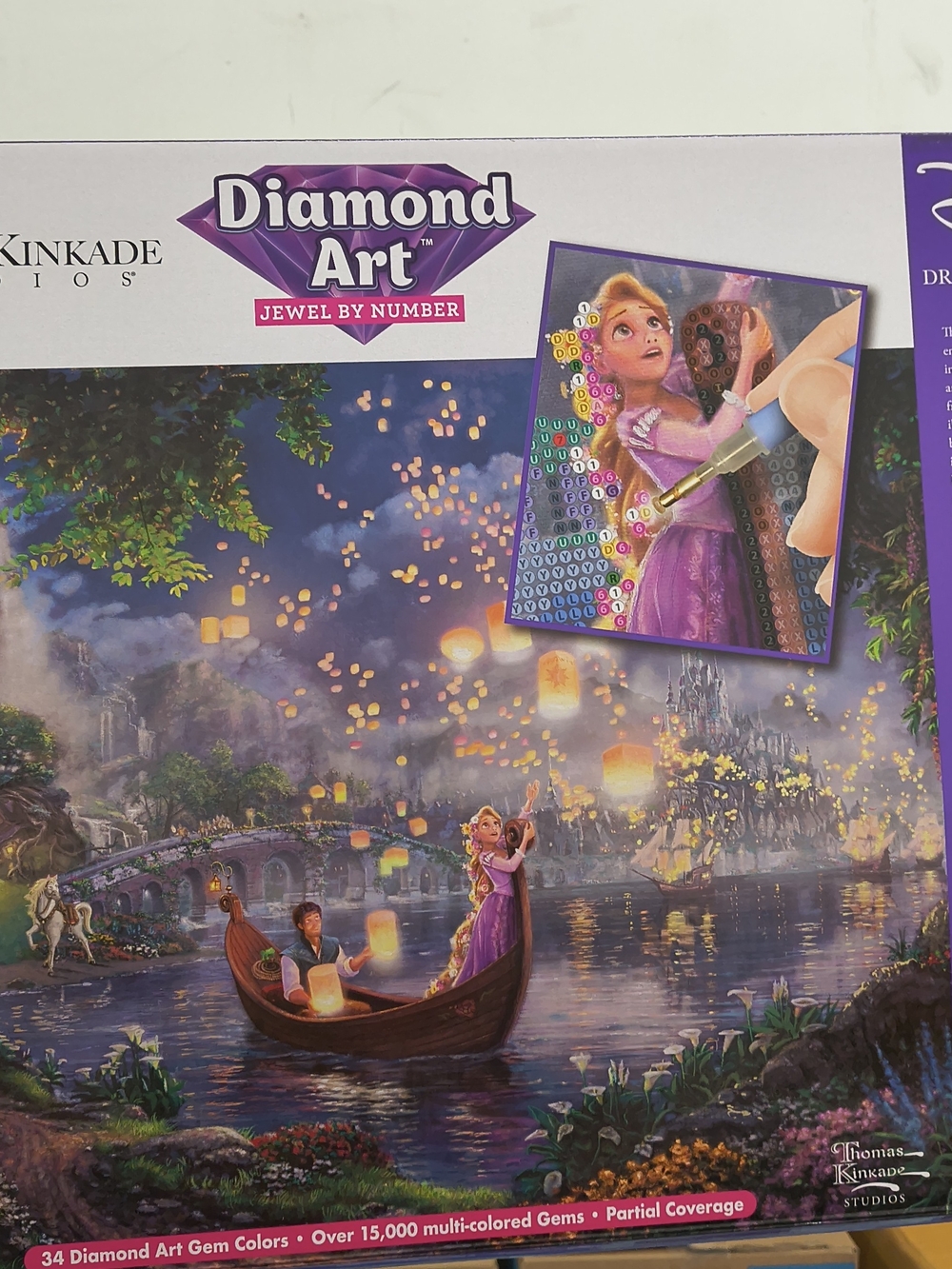 Disney X Kincade Diamond Art Tangled Jewel by Number Kit